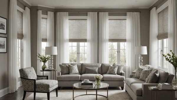 Voilage moderne fenêtre : chic et lumineux pour petits espaces